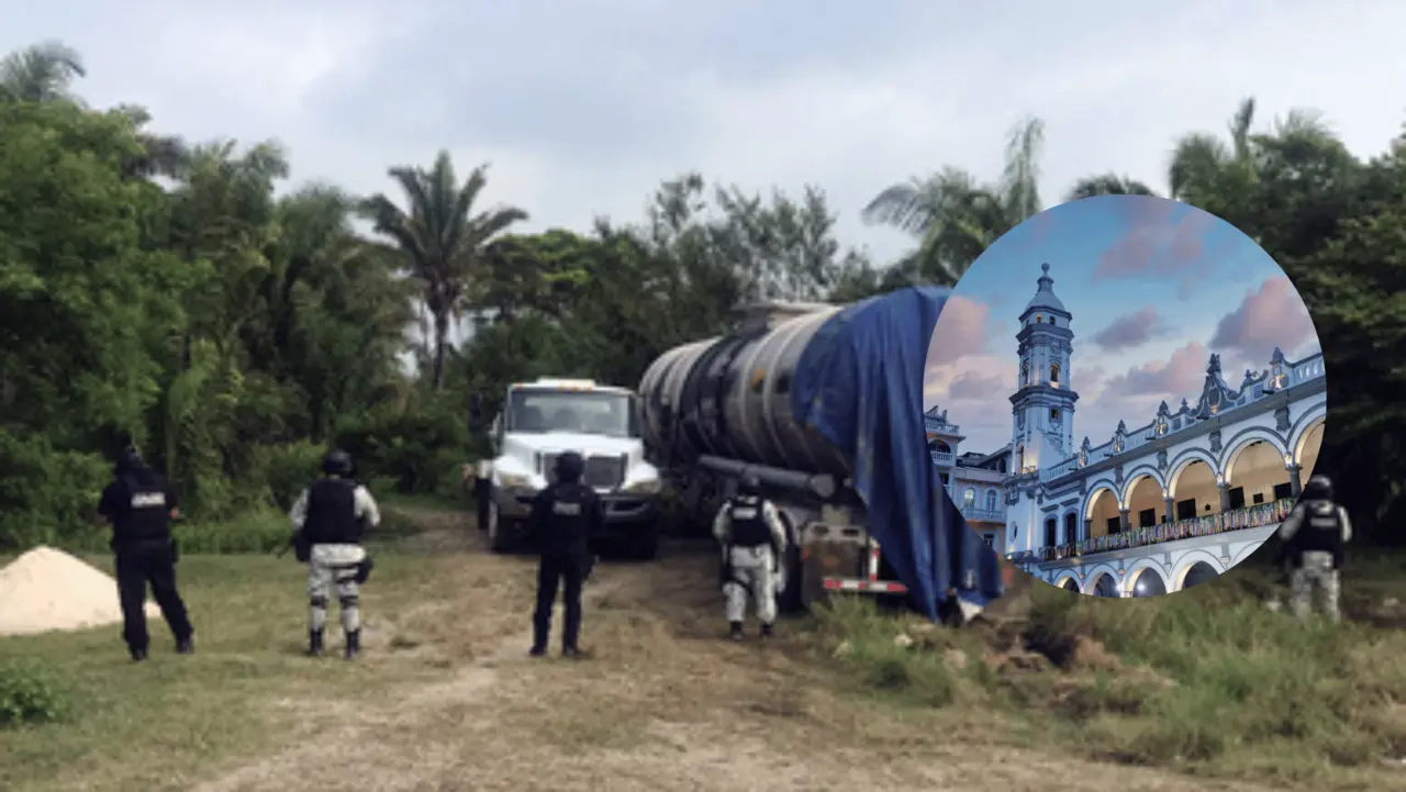 Cada 32 horas aparece una nueva toma clandestina en Veracruz. Foto: Canva | Guardia Nacional.