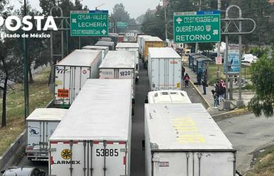 Autopista México-Querétaro; sigue caos vehicular tiene más de 24 horas