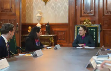 Claudia Sheinbaum se reúne con la directora de Fitch Ratings, agencia calificadora de EEUU