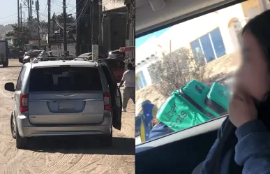 Conductor de Uber tumba a mujer motociclista en semáforo de Los Cabos (VIDEO)