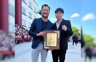 Daniel Espinoza ganador de la categoría de mejor video-reportaje deportivo 2024 en Tamaulipas