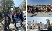 Mariachis entonan melodías y realizan peregrinación anual a la Basílica de Guadalupe Mariachis entonan melodías y realizan peregrinación anual a la Basílica de Guadalupe