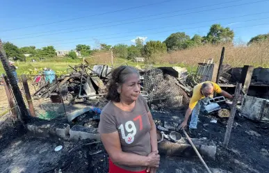 Altamira: Doña Elia y sus nietas duermen entre cenizas tras tragedia en su hogar