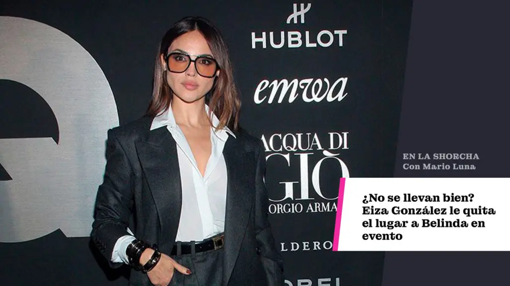 ¿No se llevan bien? Eiza González le quita el lugar a Belinda en evento