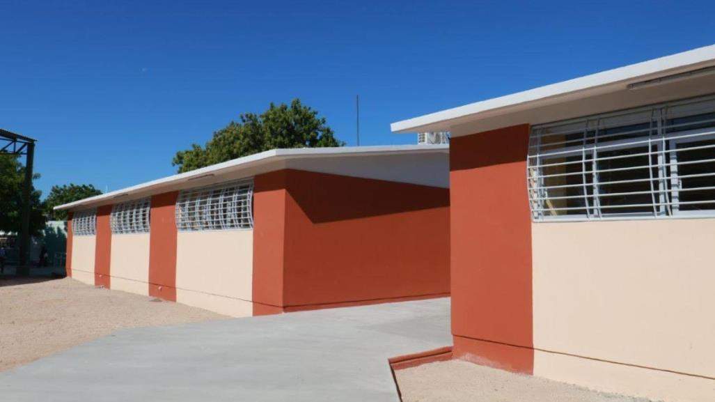 Inauguran seis nuevas aulas en la primaria Venustiano Carranza en La Paz