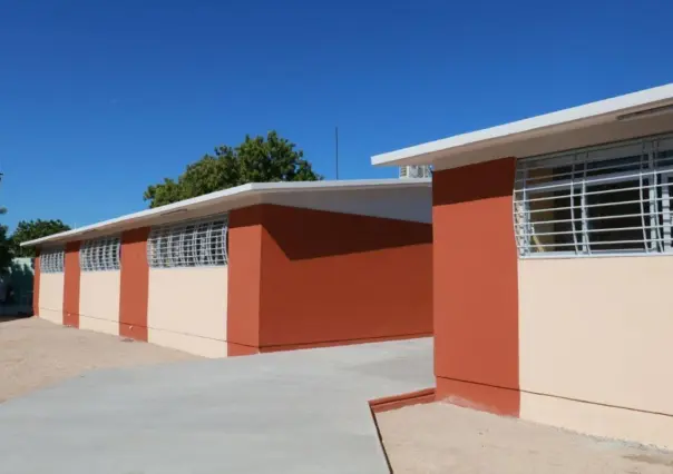 Inauguran seis nuevas aulas en la primaria Venustiano Carranza en La Paz