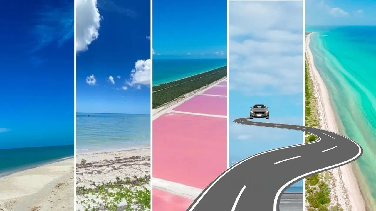 Los paisajes que ofrecen estos puertos cerca de las carreteras son hermosas postales Foto: Gobierno de Yucatán/Ilustrativa/Freepik/Turismo Yucatán