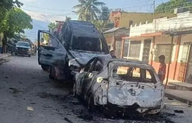 Chiapas amanece con enfrentamientos y autos calcinados en Mapastepec