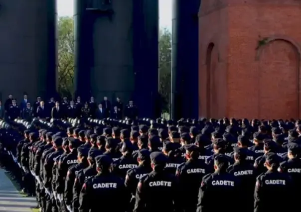 Fuerza Civil: Así juramentan cadetes su compromiso con Nuevo León (VIDEO)