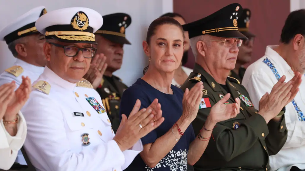 Claudia Sheinbaum lidera 199 Aniversario de la Consolidación de la Independencia en el Mar