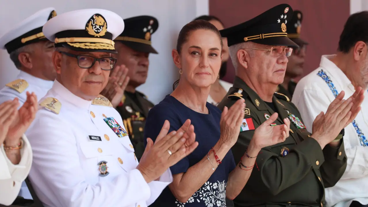 Presidenta Claudia Sheinbaum en Manzanillo. Créditos: POSTA México/ Enrique Pérez Huerta.