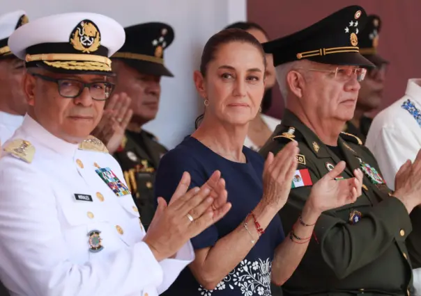 Claudia Sheinbaum lidera 199 Aniversario de la Consolidación de la Independencia en el Mar