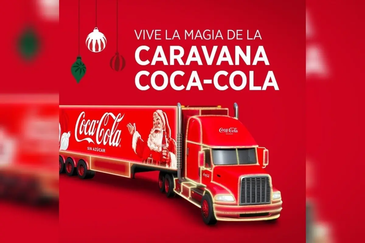 ¡No lo olvides! La Caravana Navideña Coca-Cola recorrerá hoy las calles de Monterrey