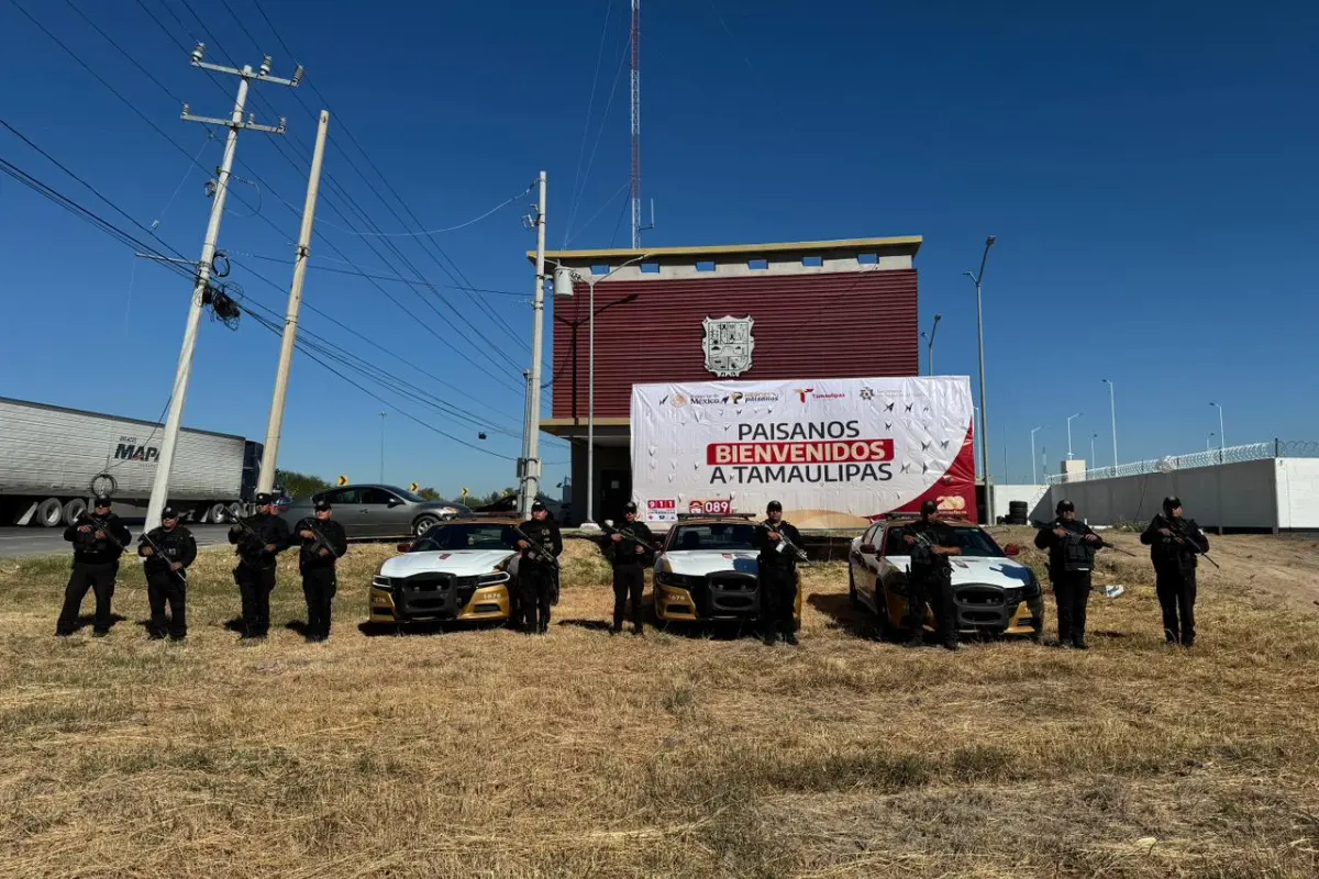 Elementos de la Guardia Estatal refuerzan la vigilancia carretera durante la temporada invernal con motivo de las fiestas decembrinas. Foto: SSPT