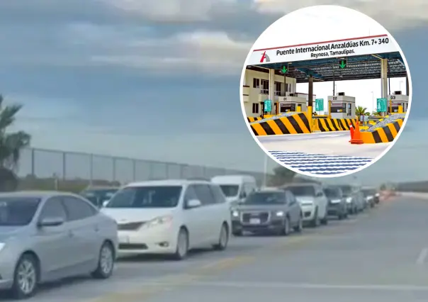 Puente Anzaldúas colapsa: suspensión del semáforo fiscal genera largas filas y malestar