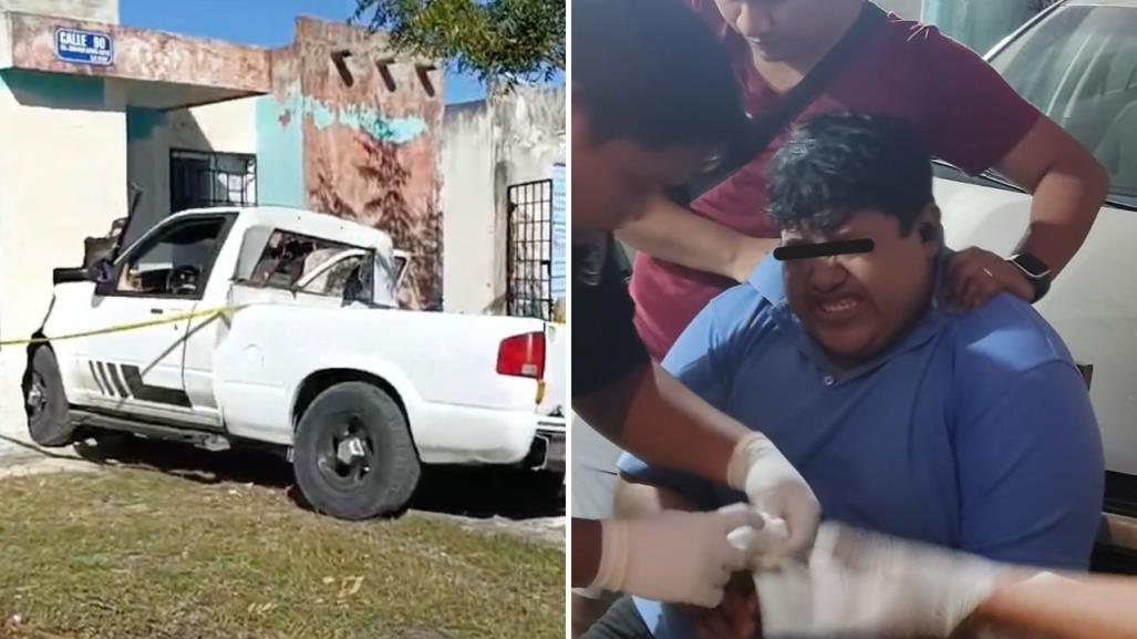 Jornada de accidentes en Yucatán deja como saldo tres lesionados