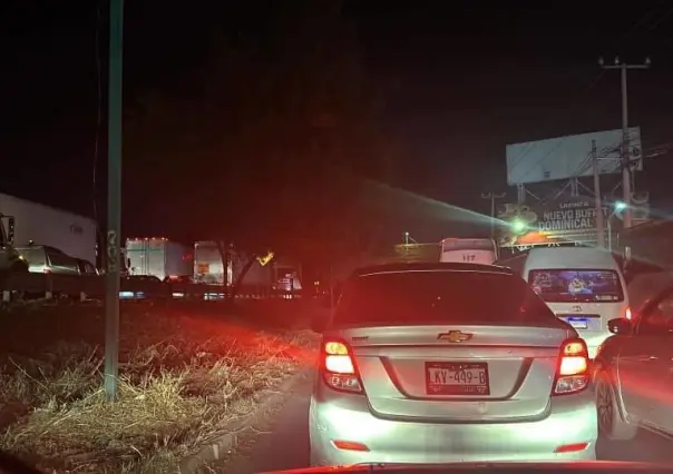 Anuncian bloqueo en la México-Querétaro; tome sus precauciones (VIDEO)