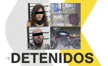 Policías de Santiago detienen a dos personas por delitos contra la salud y robo de vehículo