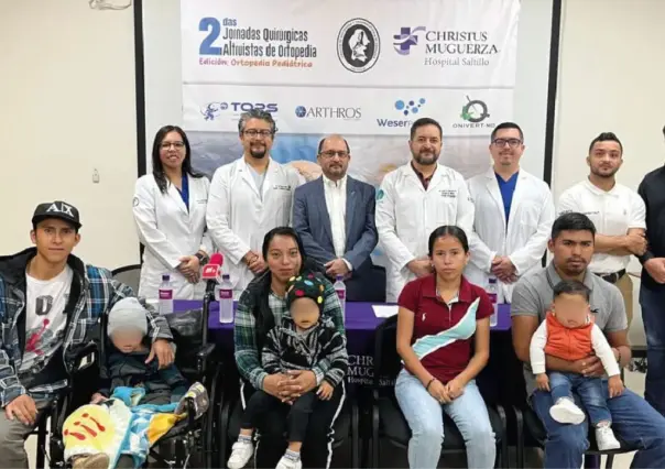 Hospital Christus Muguerza en Saltillo beneficia a 7 niños en situación vulnerable con cirugías