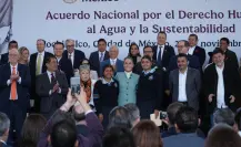 Claudia Sheinbaum y gobernadores firman acuerdo nacional por el derecho humano al agua