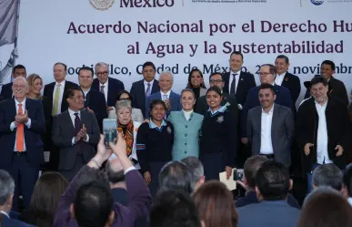 Claudia Sheinbaum y gobernadores firman acuerdo nacional por el derecho humano al agua