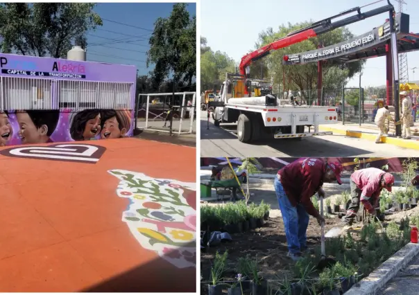 Clara Brugada anuncia rehabilitación del parque El pequeño Edén en la GAM