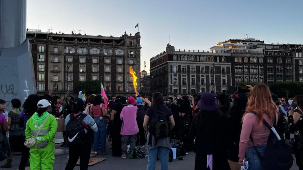 VIDEO: bloque radical se enfrenta a mujeres trans en Marcha 25N