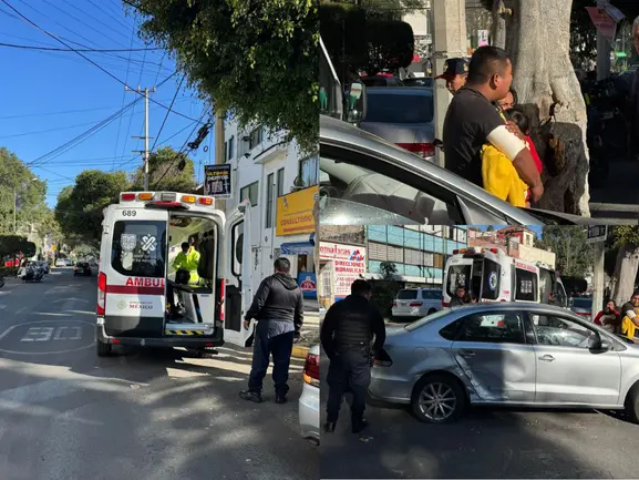 Camión mudancero provoca accidente que deja 7 heridos