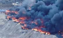 Incendio en Salinas Victoria provoca alerta por calidad del aire en la zona metropolitana
