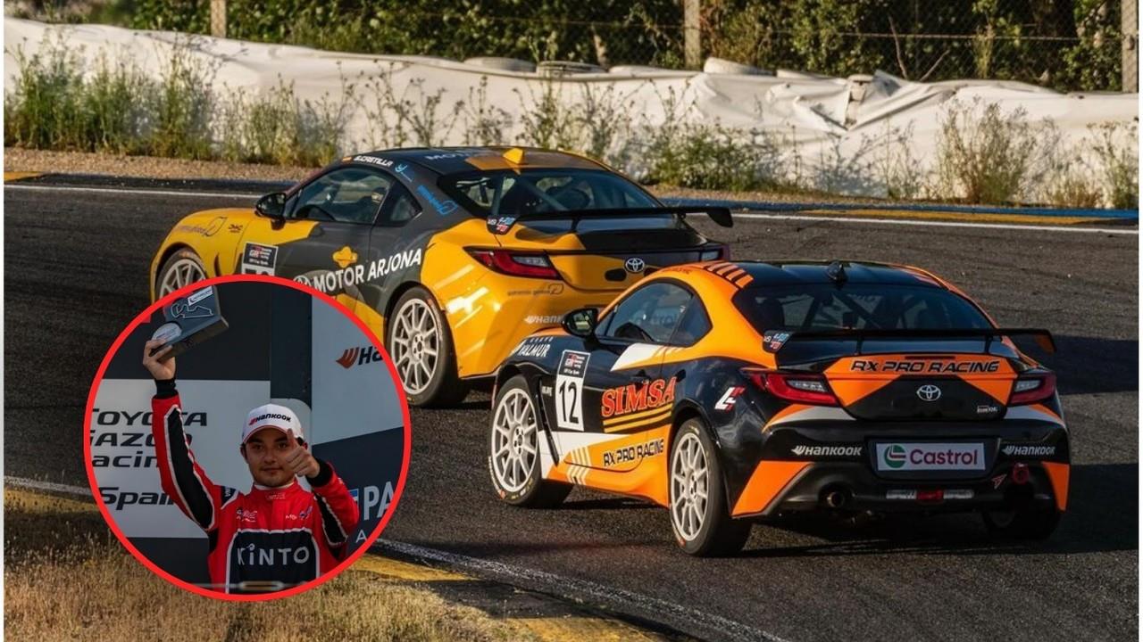 Luis Carlos Pérez compitiendo en Toyota GR Cup Spain 2024