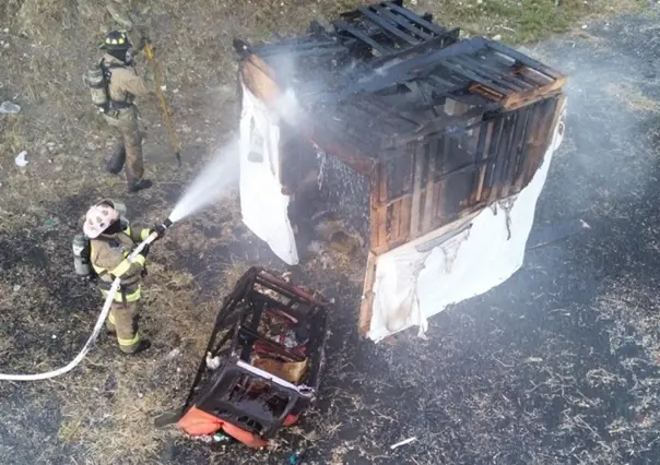Protección Civil de Nuevo León realiza simulacro de incendio por temporada navideña (VIDEO)