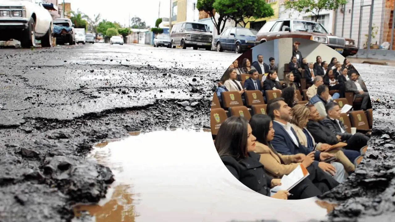 Los diputados de Veracruz se quejaron del exceso de baches. Foto: Real Estate Market. | Rosalinda Morales.