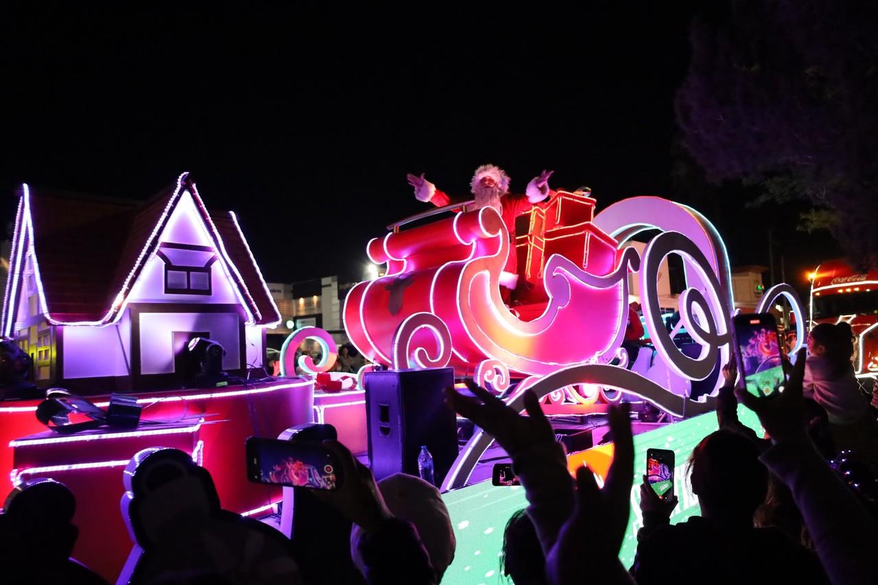 La Caravana Coca-Cola ya ha recorrido distintas ciudades como Saltillo. (Fotografía: Édgar Romero)