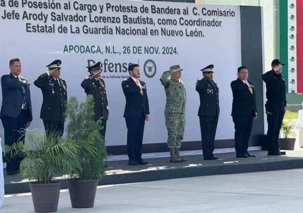 Guardia Nacional: Rinde protesta nuevo coordinador estatal de Nuevo León