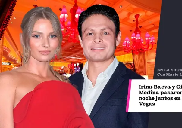 Irina Baeva y Giovanni Medina pasaron la noche juntos en las Vegas