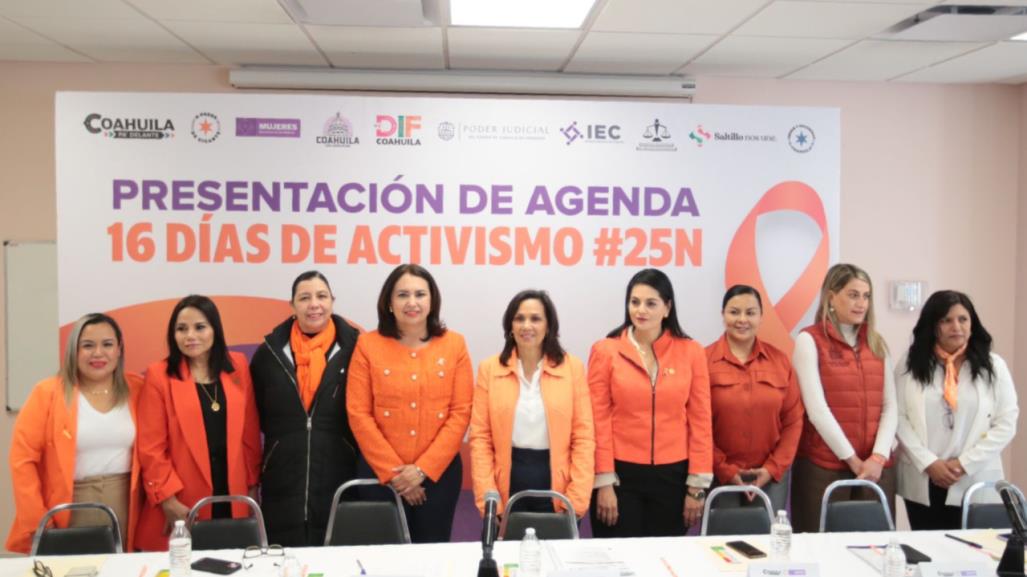 16 días de activismo en Coahuila: Refuerzan lucha contra la violencia hacia mujeres 