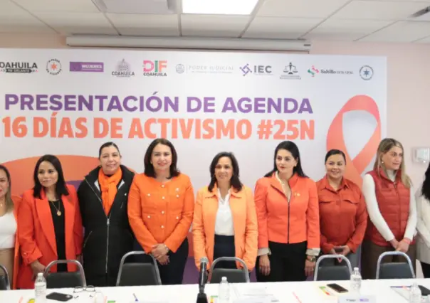 16 días de activismo en Coahuila: Refuerzan lucha contra la violencia hacia mujeres 