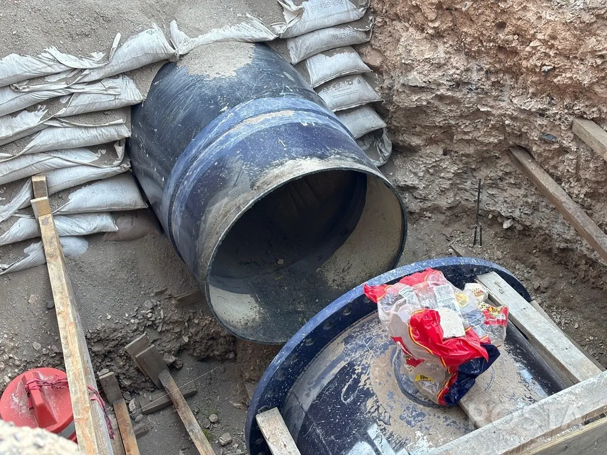 Agua y Drenaje alista trabajos de interconexión de tubería en Santa Catarina