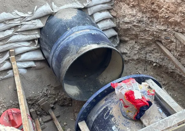 Agua y Drenaje alista trabajos de interconexión de tubería en Santa Catarina