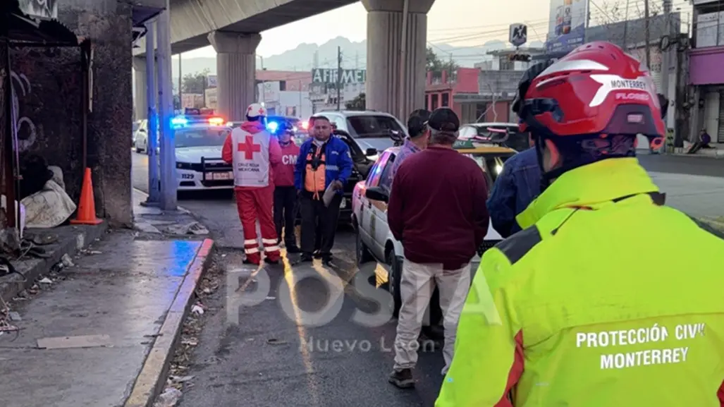 Atropellan a mujer de la tercera edad en la zona norte de Monterrey (VIDEO)