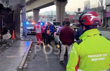 Atropellan a mujer de la tercera edad en la zona norte de Monterrey (VIDEO)