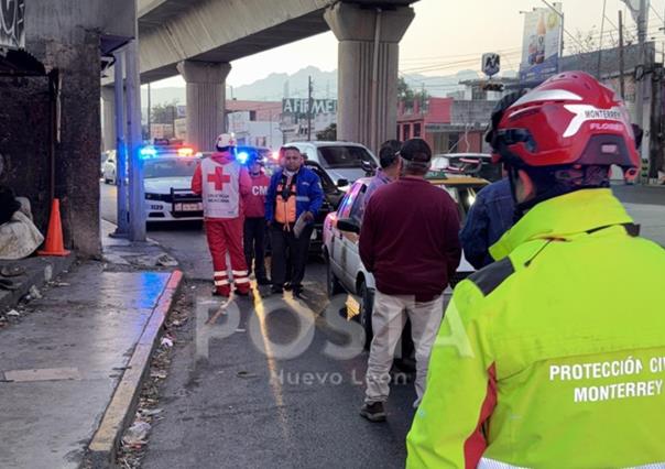 Atropellan a mujer de la tercera edad en la zona norte de Monterrey (VIDEO)