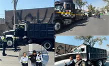 Camión con 20 toneladas de cascajo huye de la policía; lo persiguen de Reforma a colonia Morelos Camión con 20 toneladas de cascajo huye de la policía; lo persiguen de Reforma a colonia Morelos