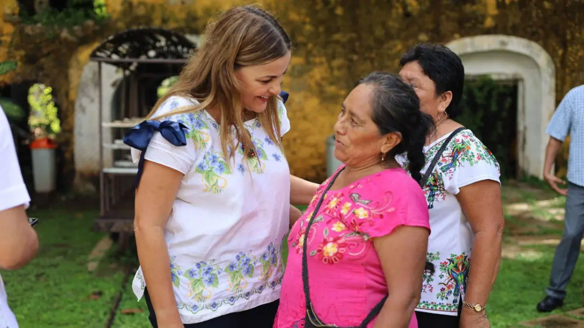 La alcaldesa de Mérida aseguró ser aliada de las mujeres de Mérida Foto: Cortesía