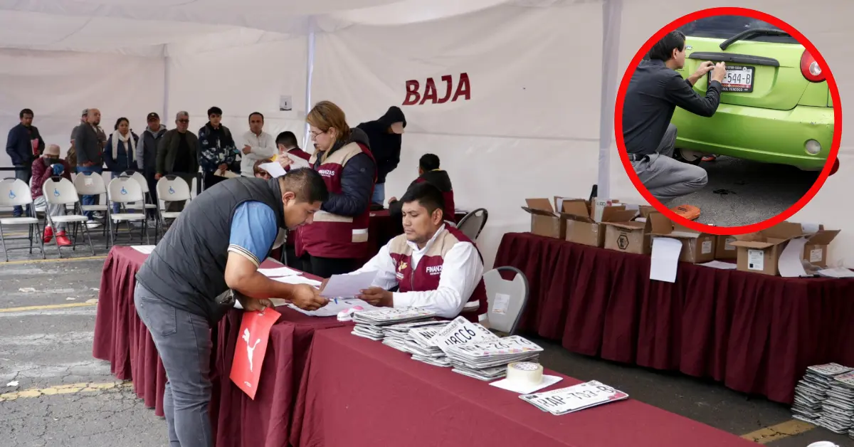 El horario de atención en los módulos exprés de reemplacamiento va de las 08:00 a las 18:00 horas, dependiendo de cada sitio. Foto: Gob. de Nezahualcóyotl