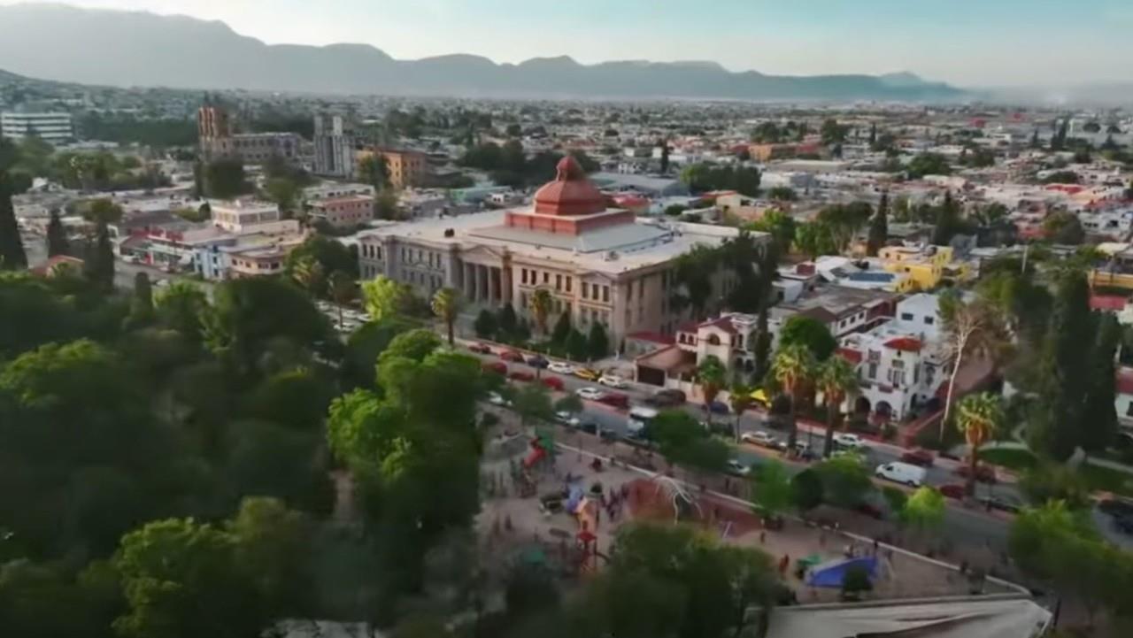 Imagen aérea de la ciudad de Saltillo. (Fotografía: México Walking)