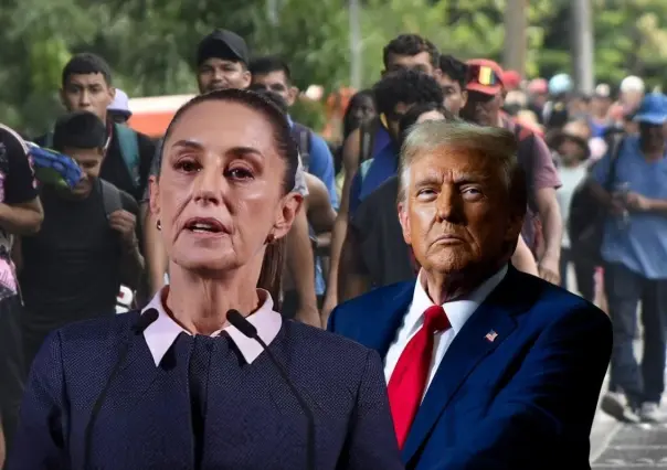 Claudia Sheinbaum aclara a Trump que México atiende caravanas migrantes; habla de nuevo por teléfono