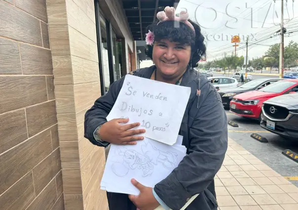 Conoce a Alondra, la joven regia que vende sus dibujos para conocer Disneyland