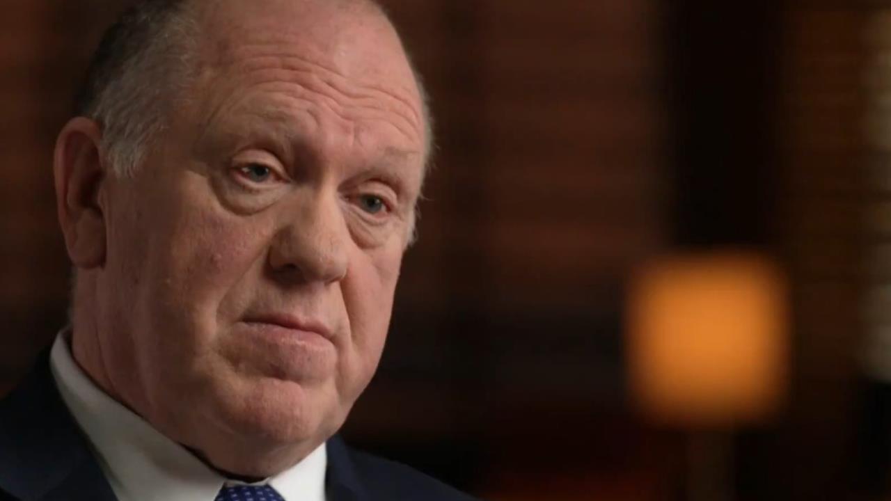 Tom Homan. Créditos: Captura de video X @60minutes.