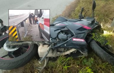 Motociclista fallece en la carretera Mérida-Baca por la neblina